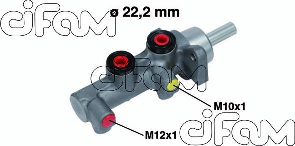 Cifam 202-755 - Cilindro maestro del freno www.autoricambit.com
