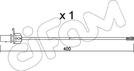 Cifam SU.347 - Contatto segnalazione, Usura past. freno/mat. d'attrito www.autoricambit.com