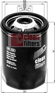 Clean Filters DN 253 - Filtro carburante www.autoricambit.com