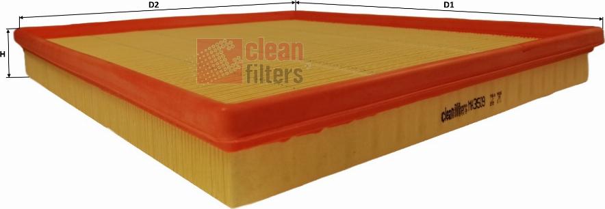 Clean Filters MA3509 - Filtro aria www.autoricambit.com