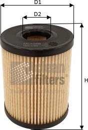 Clean Filters ML4568 - Filtro olio www.autoricambit.com