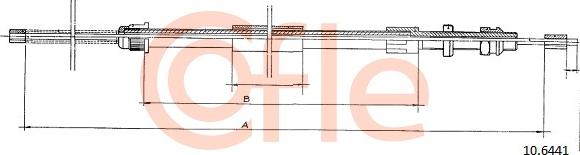 Cofle 92.10.6441 - Cavo comando, Freno stazionamento www.autoricambit.com