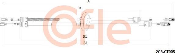 Cofle 92.2CB.CT005 - Cavo comando, Cambio manuale www.autoricambit.com