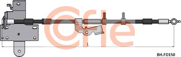 Cofle 92.BH.FD150 - Flessibile del freno www.autoricambit.com