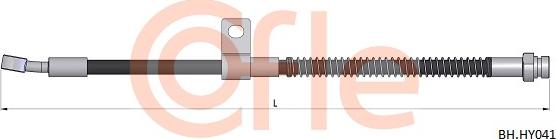 Cofle 92.BH.HY041 - Flessibile del freno www.autoricambit.com