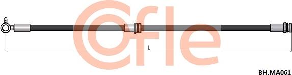 Cofle 92.BH.MA061 - Flessibile del freno www.autoricambit.com