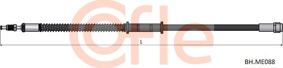 Cofle 92.BH.ME088 - Flessibile del freno www.autoricambit.com