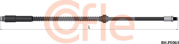 Cofle 92.BH.PE063 - Flessibile del freno www.autoricambit.com