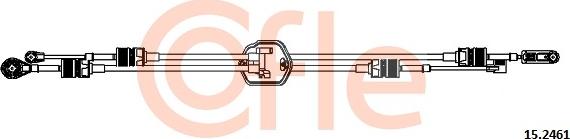 Cofle 15.2461 - Cavo comando, Cambio manuale www.autoricambit.com