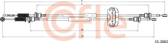 Cofle 15.2882 - Cavo comando, Cambio manuale www.autoricambit.com