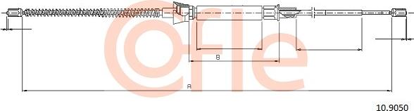 Cofle 10.9050 - Cavo comando, Freno stazionamento www.autoricambit.com