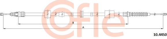 Cofle 10.4450 - Cavo comando, Freno stazionamento www.autoricambit.com