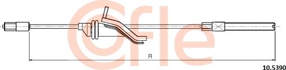 Cofle 10.5390 - Cavo comando, Freno stazionamento www.autoricambit.com