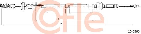 Cofle 10.0866 - Cavo acceleratore www.autoricambit.com