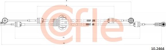 Cofle 10.2464 - Cavo comando, Cambio manuale www.autoricambit.com