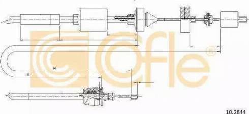 LPR C0193C - Cavo comando, Comando frizione www.autoricambit.com