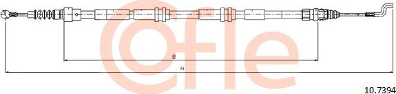 Cofle 10.7394 - Cavo comando, Freno stazionamento www.autoricambit.com