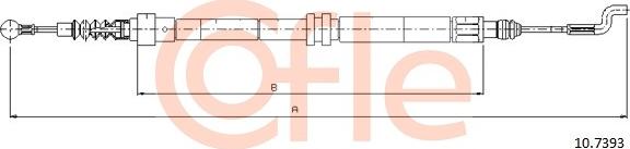 Cofle 10.7393 - Cavo comando, Freno stazionamento www.autoricambit.com