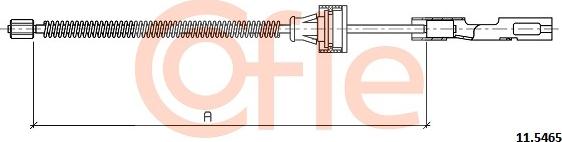Cofle 11.5465 - Cavo comando, Freno stazionamento www.autoricambit.com