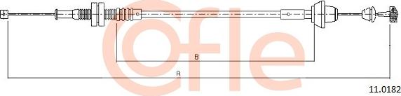 Cofle 11.0182 - Cavo acceleratore www.autoricambit.com