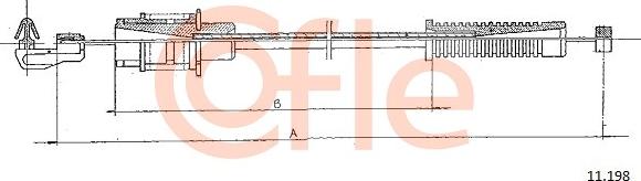 Cofle 11.198 - Cavo acceleratore www.autoricambit.com