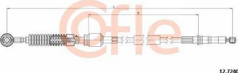 Cofle 12.7240 - Cavo comando, Cambio manuale www.autoricambit.com