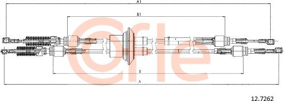 Cofle 12.7262 - Cavo comando, Cambio manuale www.autoricambit.com