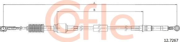 Cofle 12.7267 - Cavo comando, Cambio manuale www.autoricambit.com