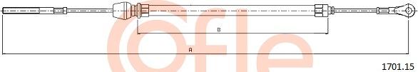 Cofle 1701.15 - Cavo comando, Freno stazionamento www.autoricambit.com