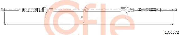 Cofle 17.0372 - Cavo comando, Freno stazionamento www.autoricambit.com