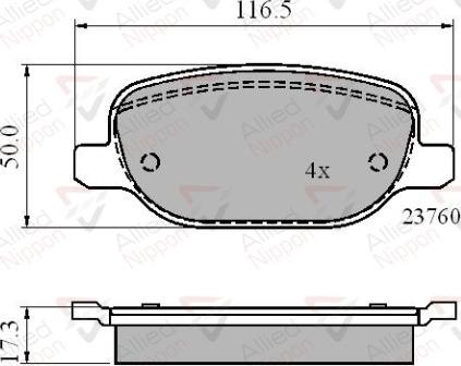 Comline ADB01769 - Kit pastiglie freno, Freno a disco www.autoricambit.com