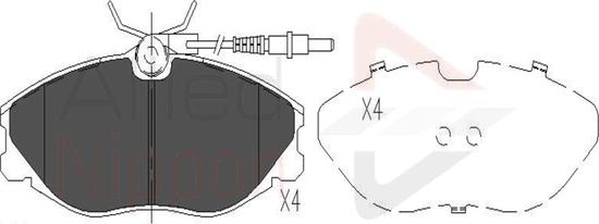 Comline ADB11129 - Kit pastiglie freno, Freno a disco www.autoricambit.com