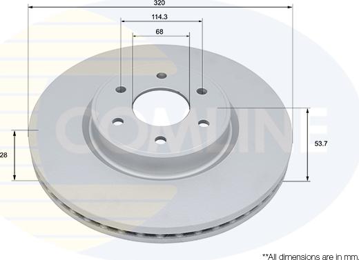 Comline ADC5021V - Discofreno www.autoricambit.com