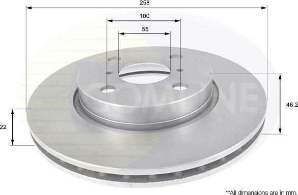 Comline ADC01133V - Discofreno www.autoricambit.com