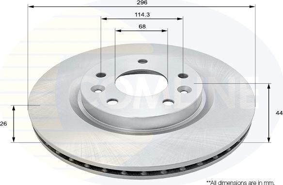 Comline ADC0295V - Discofreno www.autoricambit.com