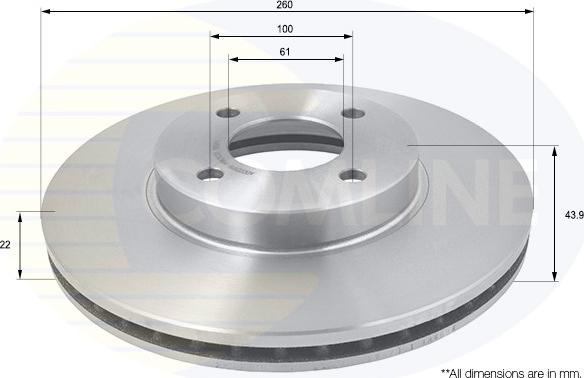 Comline ADC0281V - Discofreno www.autoricambit.com