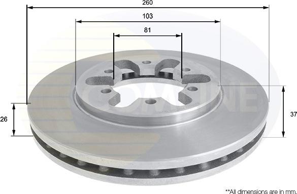 Comline ADC0220V - Discofreno www.autoricambit.com