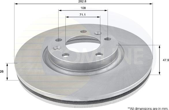 Comline ADC1550V - Discofreno www.autoricambit.com