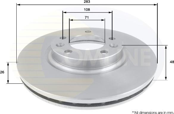 Comline ADC1532V - Discofreno www.autoricambit.com