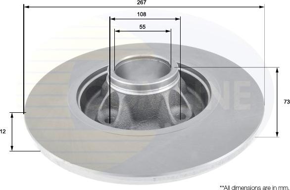 Comline ADC1573 - Discofreno www.autoricambit.com