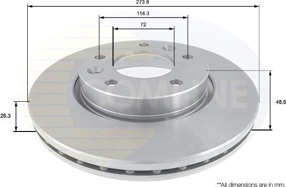 Comline ADC1076V - Discofreno www.autoricambit.com