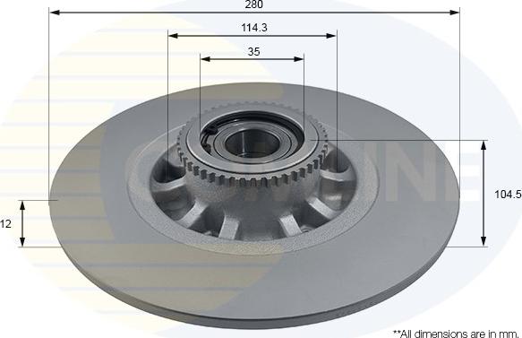 Comline ADC1164 - Discofreno www.autoricambit.com