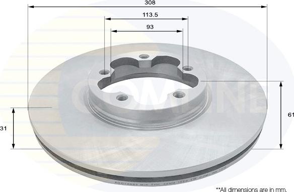 Comline ADC1266V - Discofreno www.autoricambit.com