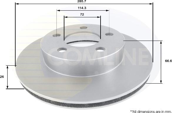 Comline ADC1230V - Discofreno www.autoricambit.com