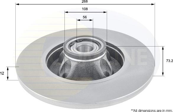 Comline ADC3011 - Discofreno www.autoricambit.com