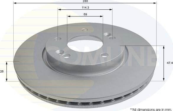 Comline ADC2824V - Discofreno www.autoricambit.com