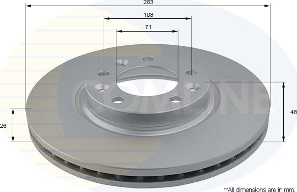 Comline ADC2710V - Discofreno www.autoricambit.com