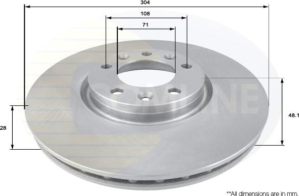 Comline ADC2711V - Discofreno www.autoricambit.com