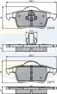 Comline CBP0729 - Kit pastiglie freno, Freno a disco www.autoricambit.com