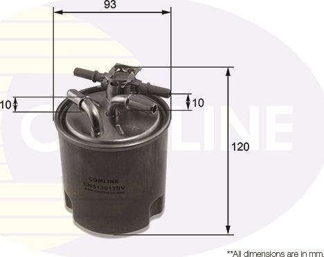 Comline CNS13017DV - Filtro carburante www.autoricambit.com